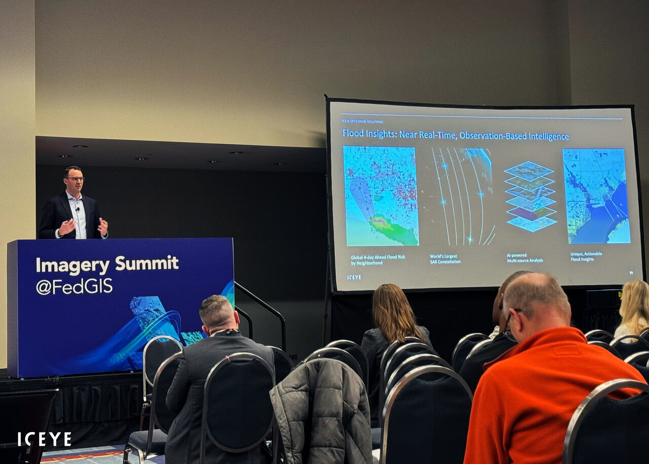 ICEYE's Andy Read at the 2024 FedGIS Imagery Summit