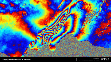 ICEYE Interferometric Analysis: Monitoring Potential Volcanic Eruption in Iceland