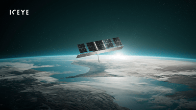 ICEYE Gen4 SAR Satellite over the UAE