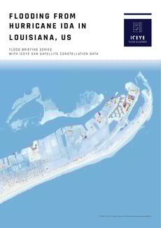 Flooding from Hurricane Ida in Louisiana, USA