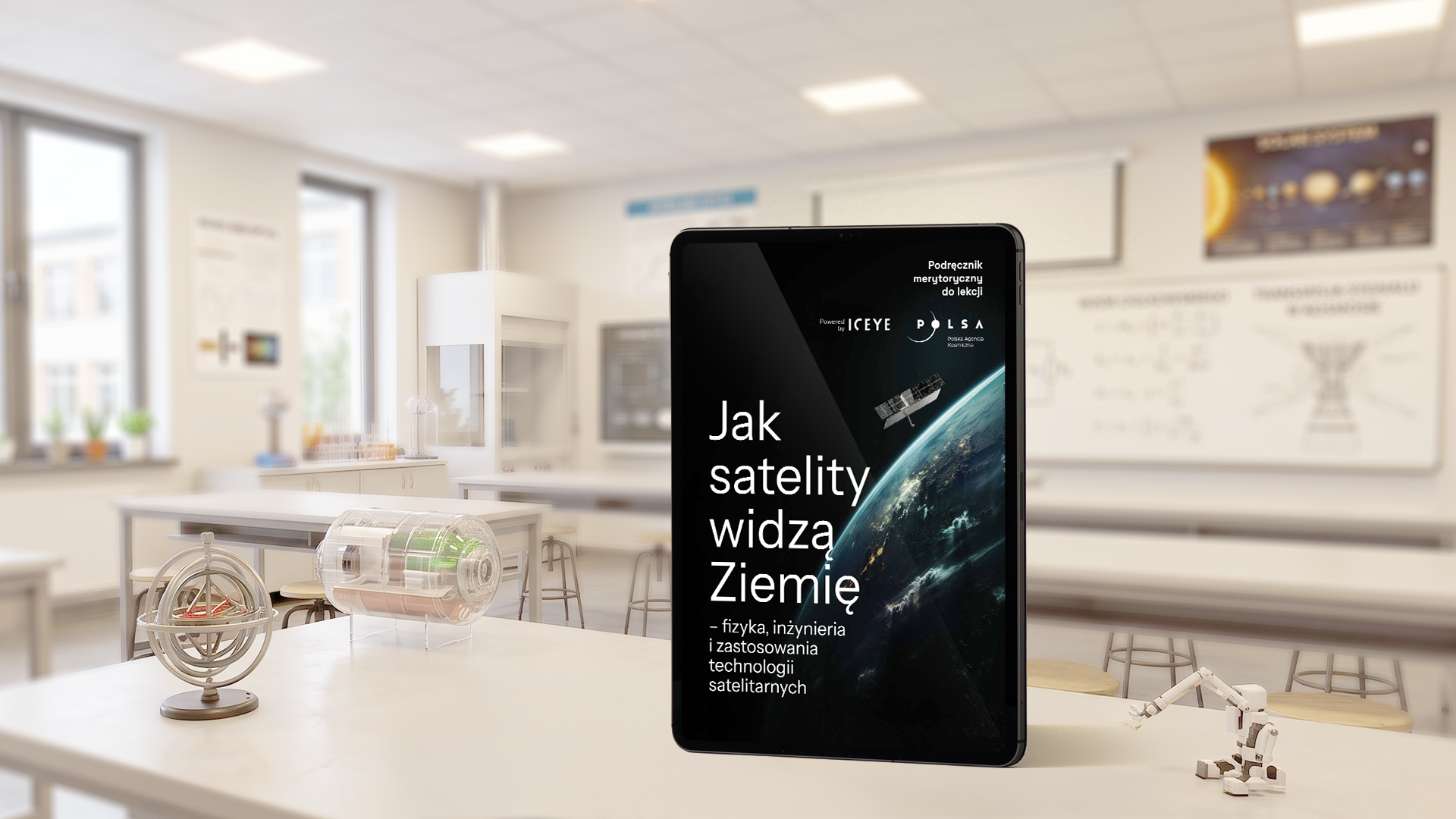 ICEYE i POLSA publikują materiały edukacyjne o technologiach satelitarnych