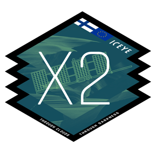 ICEYE-X2 mission logo