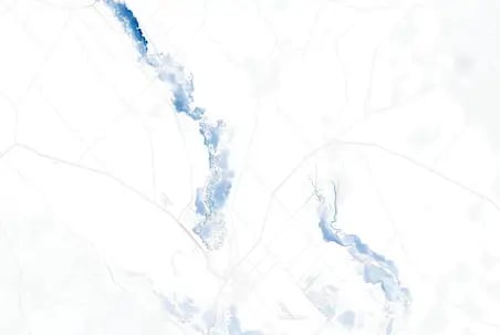 Flooding in the region of Gippsland, Australia