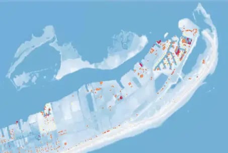 Flooding from Hurricane Ida in Louisiana, USA