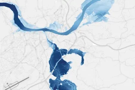 Flooding in Northern Spain & France
