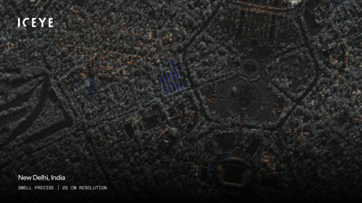 SAR image of New Delhi