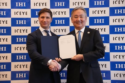 ICEYE and IHI sign agreement to build an Earth observation satellite constellation