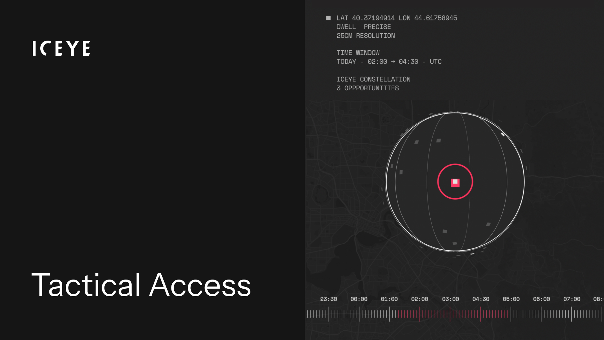 ICEYE wprowadza usługę Tactical Access, gwarantującą szybkie zadaniowanie satelitów