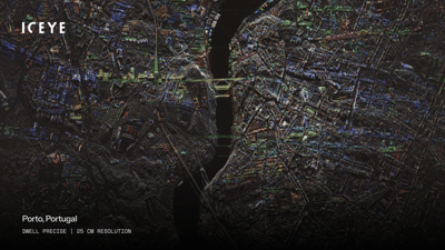 ICEYE SAR image of Porto, Portugal