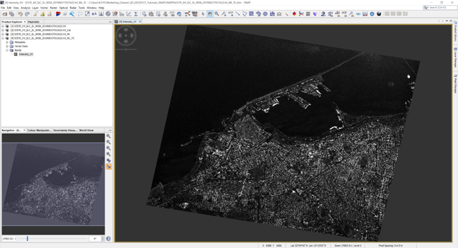 SNAP SLC 05 Terrain Correction Results
