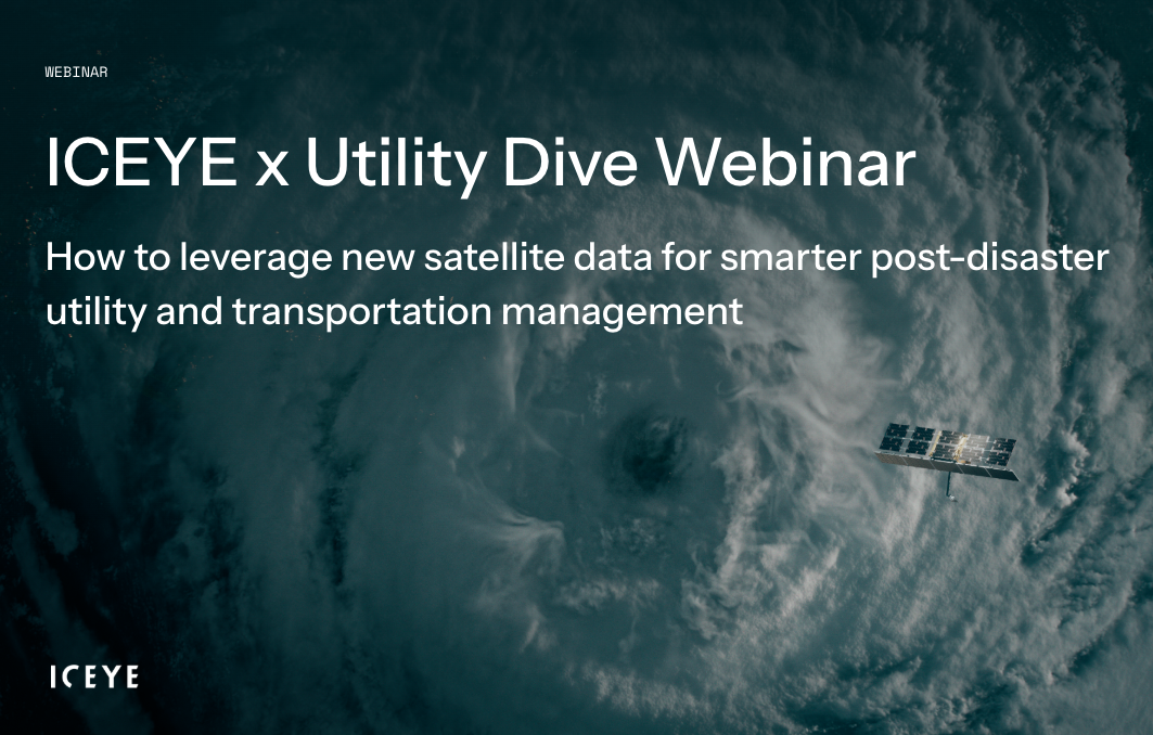 How to leverage satellite data for utility and transportation management