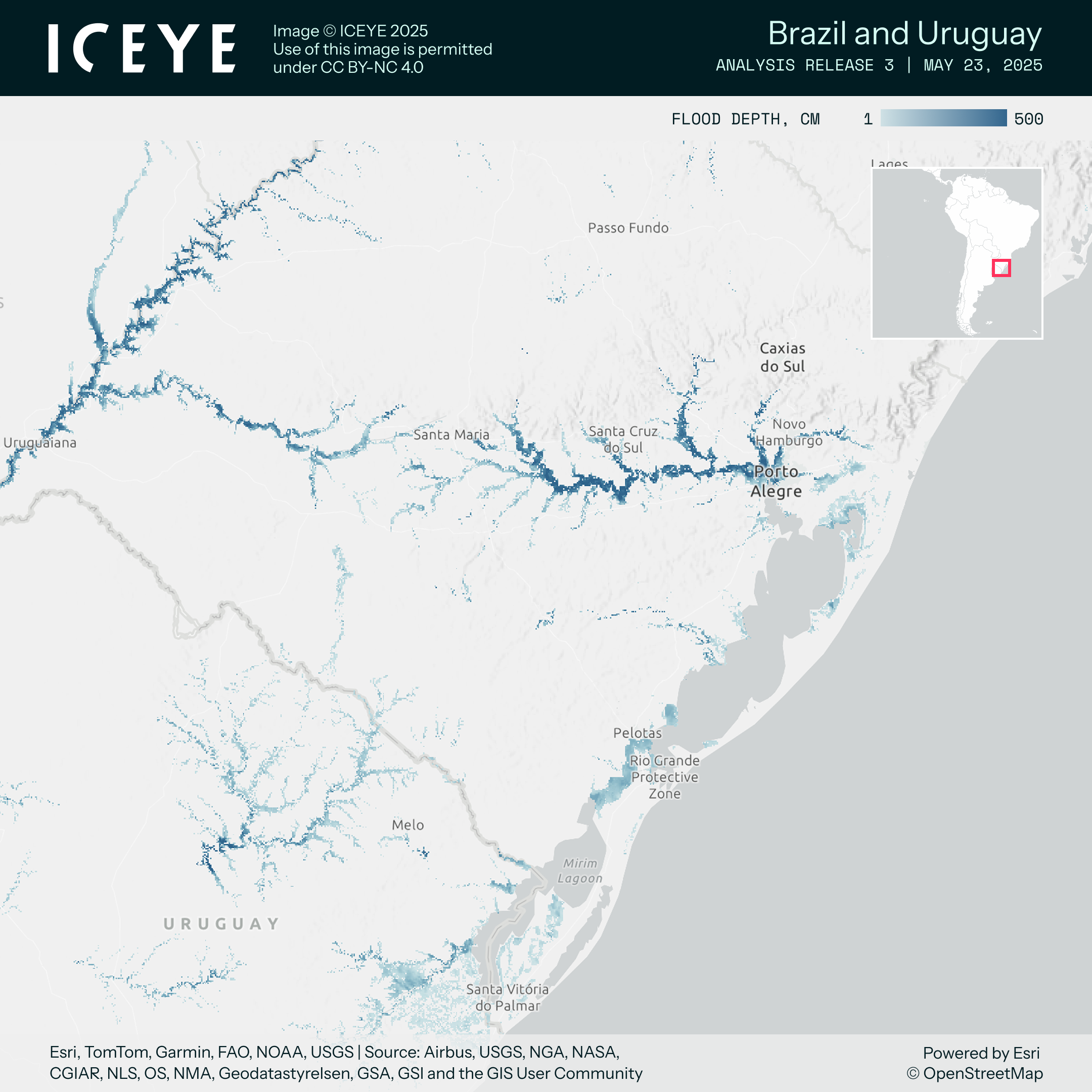 ICEYE x the government of Rio Grande do Sul, Brazil