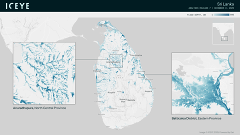 Cyclones Senyar and Ditwah: Flooding impact across Sri Lanka, Indonesia, and Thailand