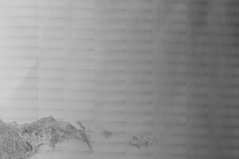 Oil spill in the Caspian Sea