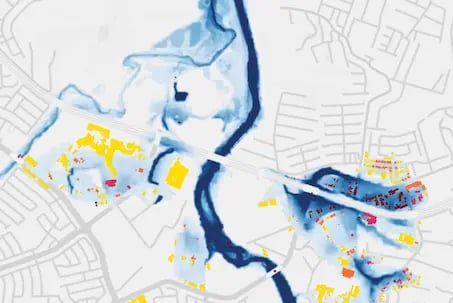 Flooding from hurricane Fiona in Puerto Rico