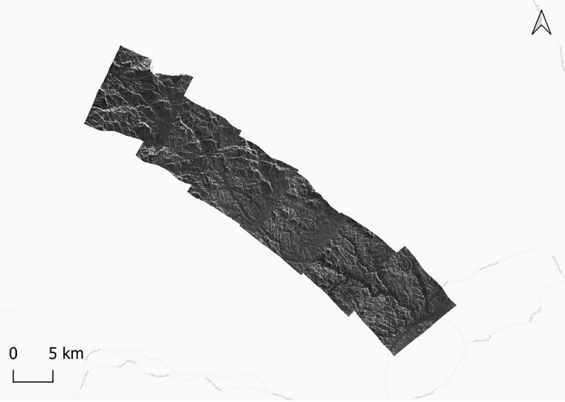 Beyond the echo satellite captures six images
