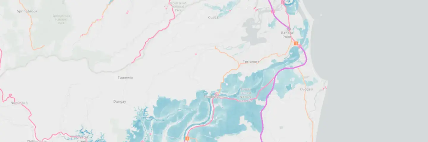 ICEYE x Transport for NSW during Ex-Cyclone Alfred