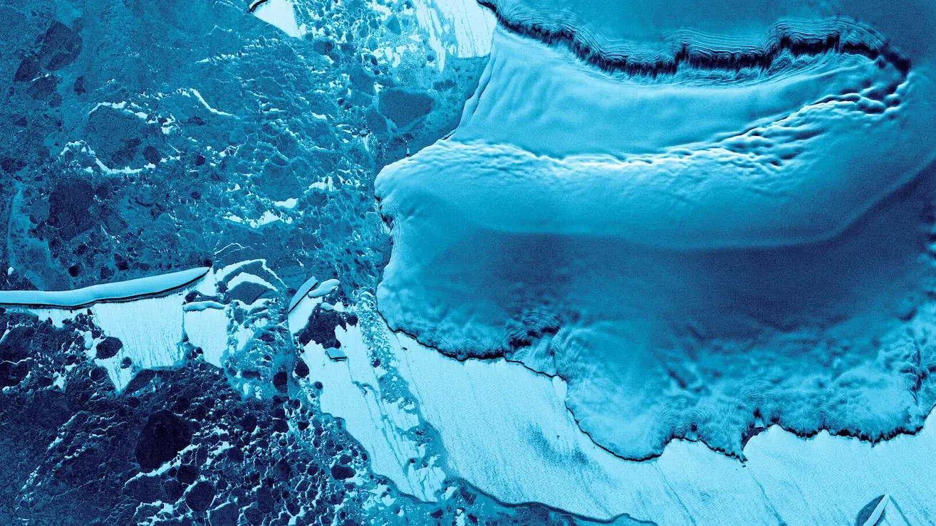 ICEYE sea ice Antarctica April 23 4K
