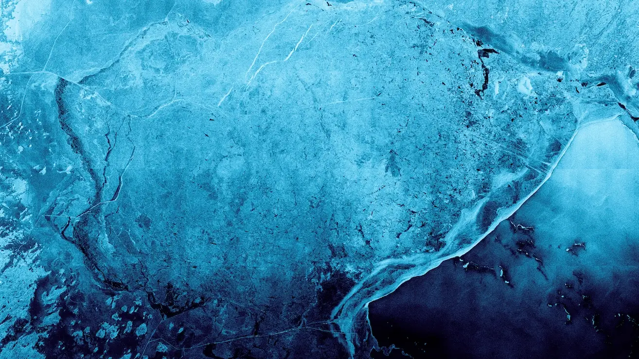 ICEYE sea ice Bothnia March 24 4K