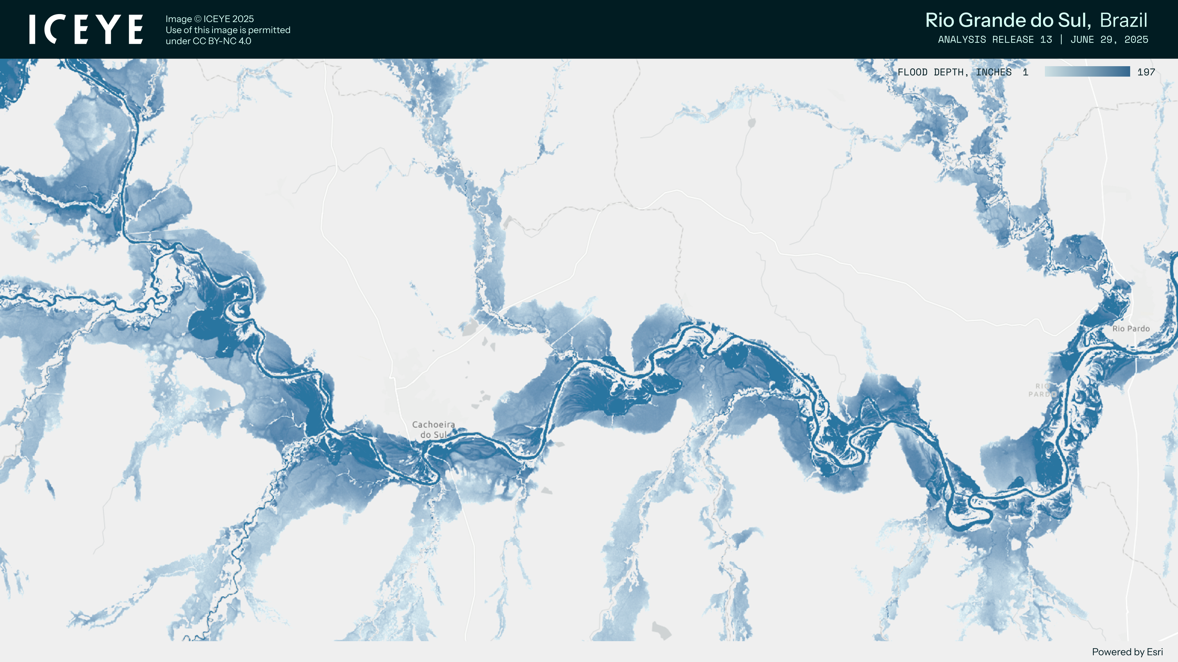 ICEYE supports Rio Grande do Sul government in mapping flooded areas and mobilizing humanitarian aid