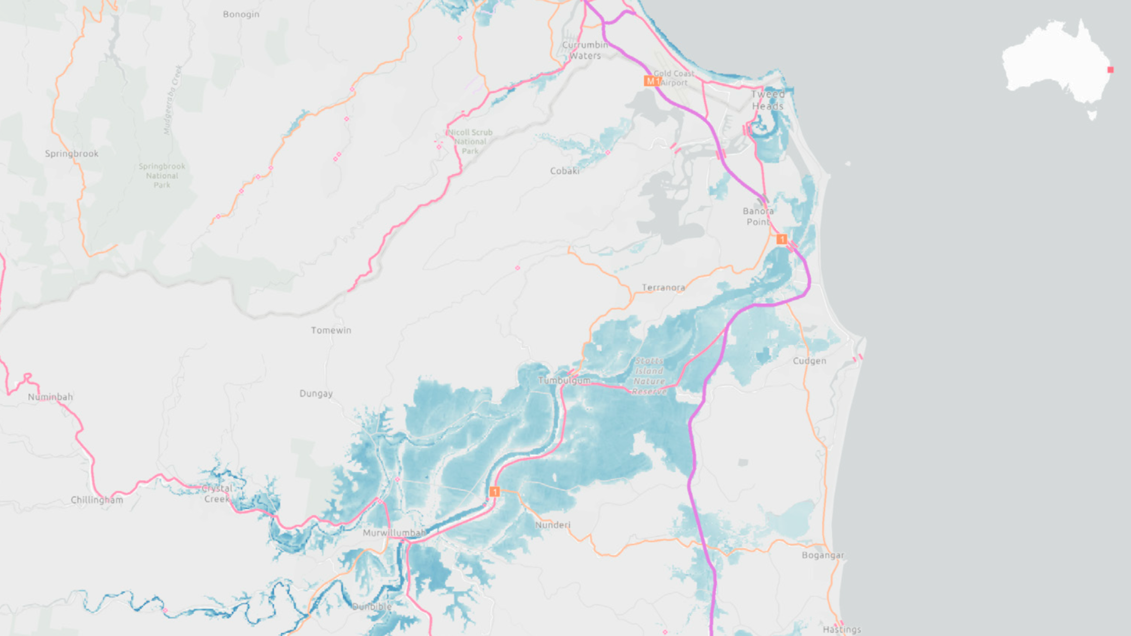 ICEYE x Transport for NSW during Ex-Cyclone Alfred