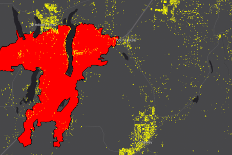 Wildfire monitoring footprint | ICEYE