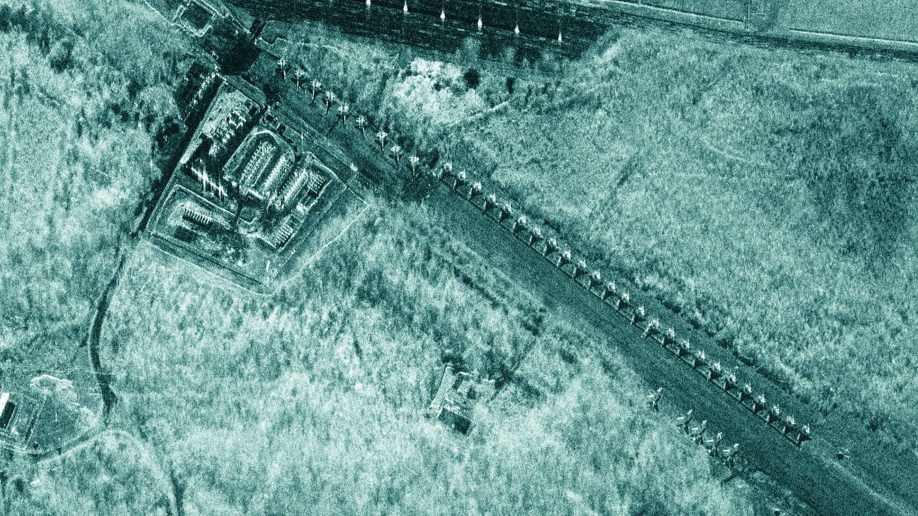 SAR image with speckle