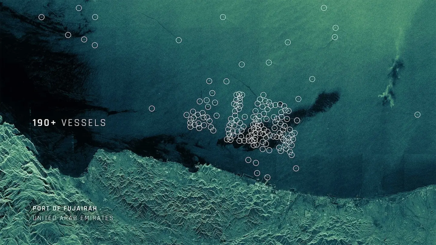 UAE vessels ICEYE